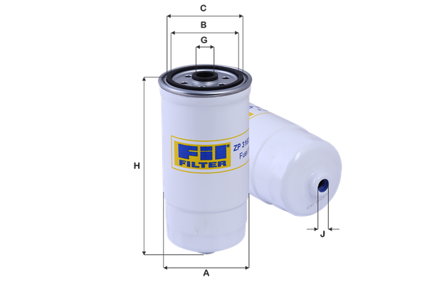 Yakıt Filtresi  FIL FILTRE ZP 3163A FMB