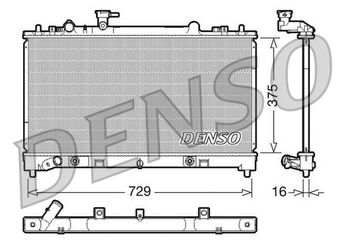 Su Radyatörü  DENSO DRM44022  DRM44022 L51715200C