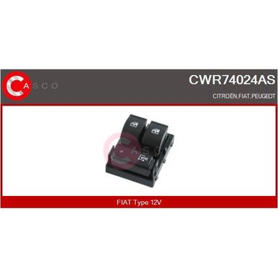 Cam Açma Düğmesi Ön Sol Fiat Ducato P.Van, Geniş Hacim 35 (06.2006->)  FIAT ORJINAL 735498677