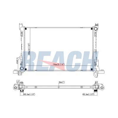 Su Radyatörü  Fiat Talento Minibüs (296)(06.2016->)  MAHER 10618