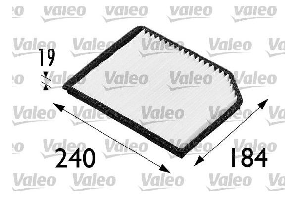 Polen Filtresi  Renault Laguna (B56)(04.1998->)  VALEO 698173