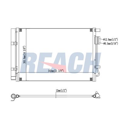 Klima Radyatörü  Hyundai i20 (PB)(05.2012->)  KRAFTVOLL 08060054