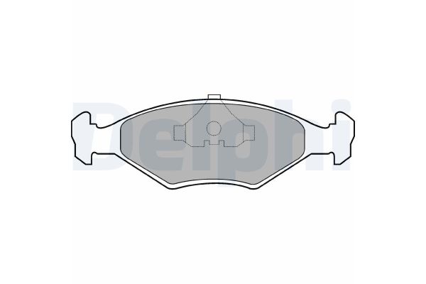 Fren Disk Balata Ön Fiat Fiorino (255)(01.1994->)  DELPHI LP677