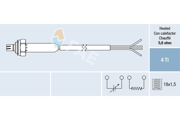 Oksijen (Lambda) Sensörü  Volvo V40 S.Wagon [Combi] (09.1995->)  NGK 1795