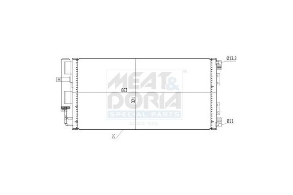 Klima Radyatörü  Land Rover Freelander 1 (LN)(09.2002->)  ORİS CRO707020