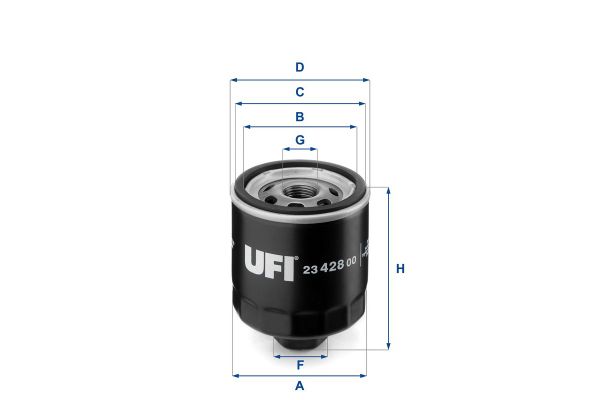Yağ Filtresi  UFI 23.428.00