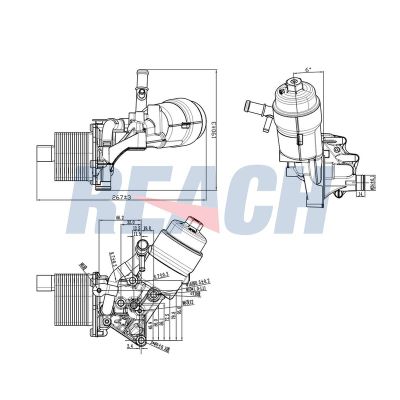 Motor Yağ Soğutucu  Opel Mokka (2012->)  FASE 55-223-012