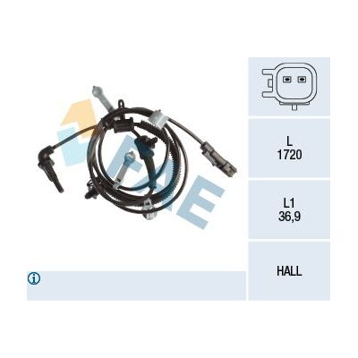Abs Sensörü Arka Sağ PSA ORJINAL 23497012