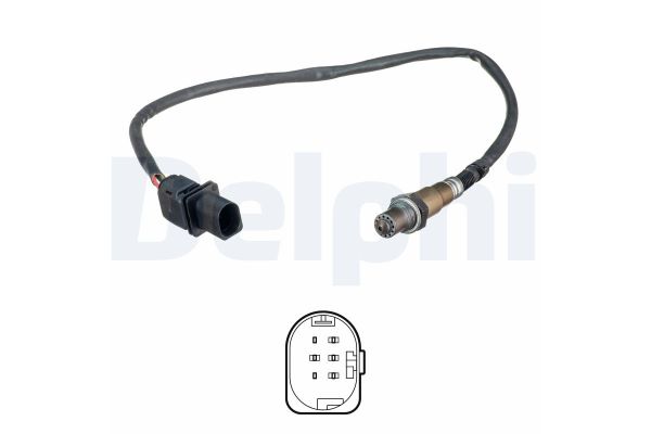 Oksijen (Lambda) Sensörü  Peugeot 4007 (06.2007->)  DELPHI ES21349-12B1