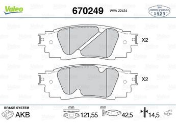 Fren Disk Balata Arka OTOZONE FDA9080-R  446633230 44660E060 04466-0E060 446633220 04466-33220 04466-33230 446642080 04466-42080 446648160 04466-48160 0446633220 0446633230 0446648160 446633250 0446633250 0446642080