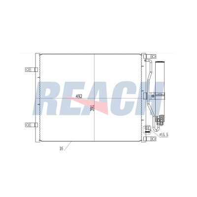 Klima Radyatörü  Nissan Micra (K12E)(11.2002->)  VEKA 43-3113