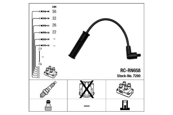 Buji Kablosu  NGK 7200