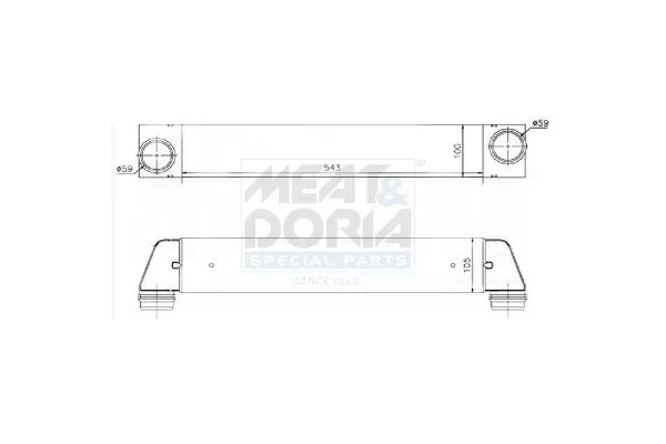 Turbo Radyatörü  BEHR 8ML 376 723-501