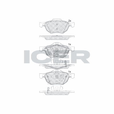 Fren Disk Balata Ön MANDO MBF010898