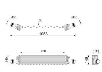 Turbo Radyatörü  MAHLE CI 778 000P  8K0145805R