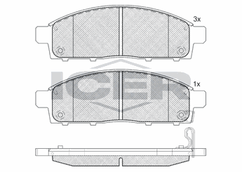 Fren Disk Balata Ön AYD 60062B  6000609714 6000609715 4605B233 6 000 609 714 6 000 609 715 6000611054 6 000 611 054 4605A198 46 05A 198 4605A284 46 05A 284 4605A623 46 05A 623 4605A631 46 05A 631 4605A632 46 05A 632 4605A633 46 05A 633 4605A930 46 05A 930 4605B158 46 05B 158 46 05B 233 4605B290 46 05B 290 MQ704260 MQ 704 260 MZ690356 MZ 690 356 MZ690587 MZ 690 587 TS200052