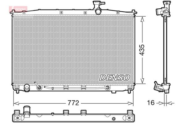 Su Radyatörü  DENSO DRM41024