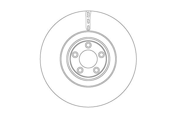 Fren Disk Ayna Ön Sağ ve Sol Jaguar XF (01.2008->)  TRW DF6651S