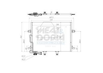 Klima Radyatörü  DELPHI CF20422  A2115000554 2115000554 A211 500 0554