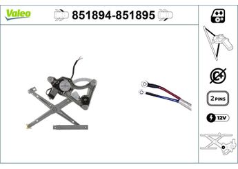 Cam Krikosu Ön Sol VALEO 851894  1267201346 A1267201346