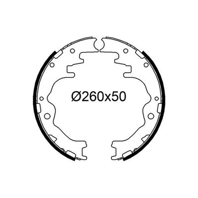 Fren Pabuçlu Balata Arka VALEO 564302