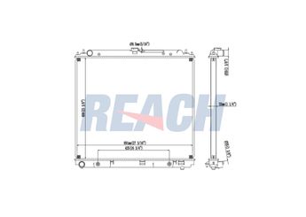 Su Radyatörü  RADISEN RR 68716-32MM  21460EB31B 21410EB31B 21410EB31A 21460EB30A 21460EB31A