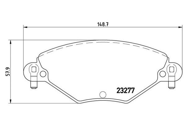 Fren Disk Balata Ön Citroen C5 5 Kapı (03.2001->)  MAGNETI MARELLI 363700461071