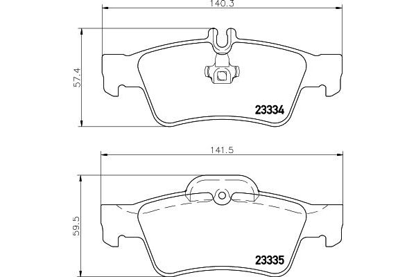 Fren Disk Balata Arka Mercedes S -Serisi 4 Kapı (BM 220)(07.1998->)  SWAPP 44357