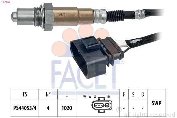Oksijen (Lambda) Sensörü  Audi A4 Sedan (B5)(11.1994->)  FEBI BILSTEIN 21447