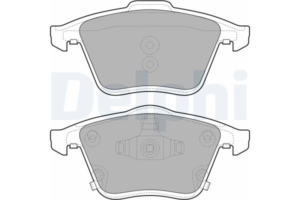 Fren Disk Balata Ön Mazda 6 Sedan (GG)(03.2002->)  DELPHI LP2025