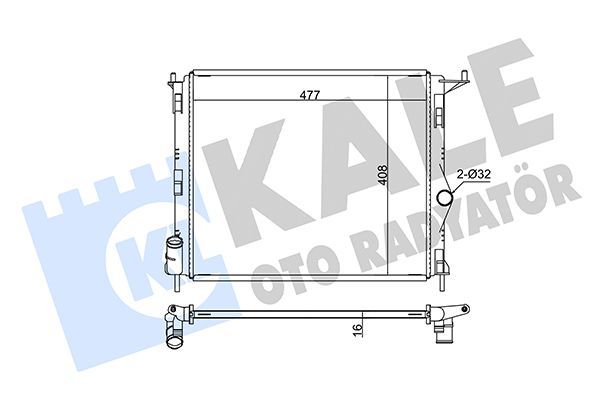 Su Radyatörü  KALE 346010