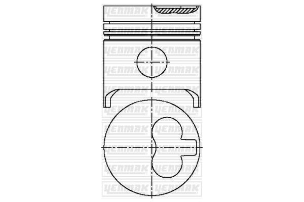 Piston (80.00MM-STD)  YENMAK 31-03876-000