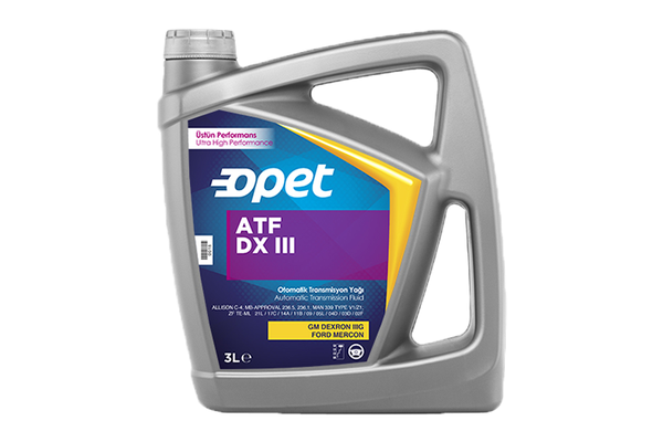 Şanzıman Yağı (3 Lt) Atf Dx III  OPET ATF DX III 3 LT