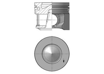 Piston (84.50MM-STD)  KOLBENSCHMIDT 41264620  11257812549
