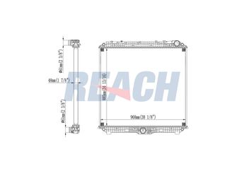 Su Radyatörü  RADISEN RR 627235  A9615001000 RR627235 9615001000