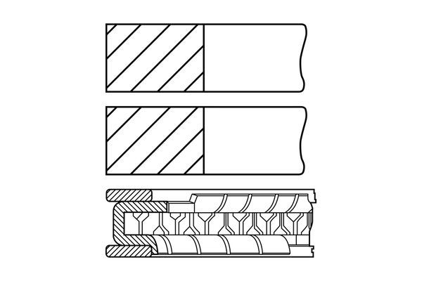 Segman (84.80MM STD)  GOETZE 06-786400-50