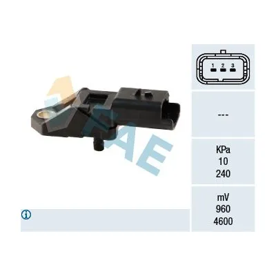 MAP Sensörü  Ford Fiesta (CB1)(2008->)  FAE 15027