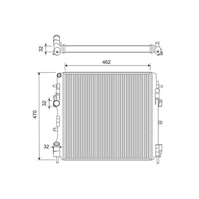 Su Radyatörü  BMW 3 Serisi Touring (E91)(2005->)  VALEO 732687
