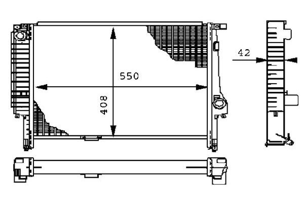 Su Radyatörü  Honda Accord (CL/CN)(01.2003->)  MAHLE CR 277 000S