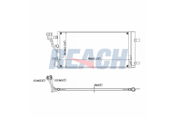 Klima Radyatörü  VEKA 43-2153