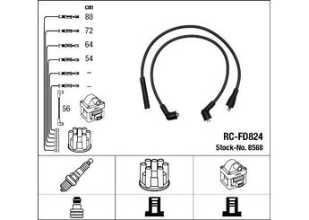 Buji Kablosu  NGK 8568  T146G