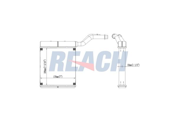 Kalorifer Radyatörü  Ford Kuga (CBV)(2008->)  GUA 41473