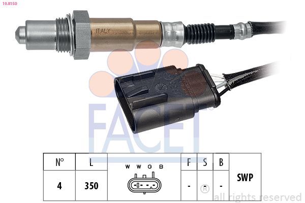 Oksijen (Lambda) Sensörü  FACET 10.8150