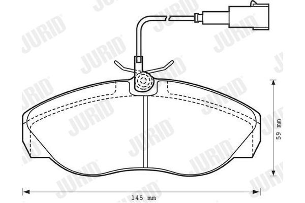 Fren Disk Balata Ön JURID 573060J