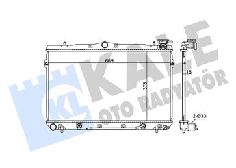 Su Radyatörü  KALE 342310  7701395094 2531027000 2531029700 2531029750
