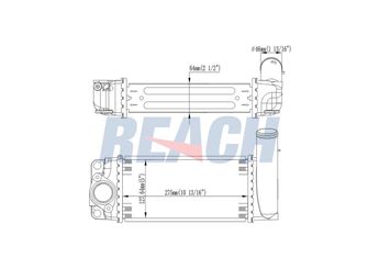 Turbo Radyatörü  ORİS 203-4835  179000N040 179000N020 JD1270000920 MF1270000693