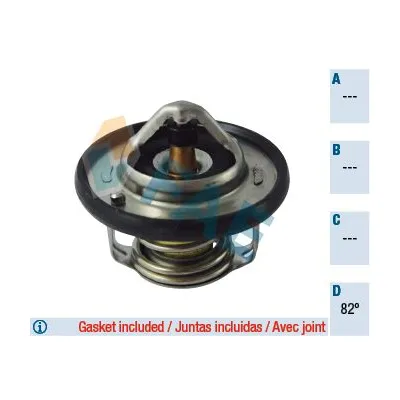Termostat 82 °C  Hyundai Accent Blue (SB)(08.2011->)  HYUNDAI ORJINAL 255002B000