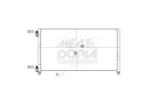 Klima Radyatörü  ORİS CFI270016
