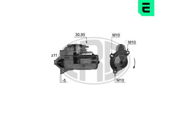 Marş Dinamosu  Citroen Grand C4 Picasso (10.2006->)  ERA 220393