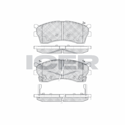 Fren Disk Balata Ön Kia Clarus (1996->)  AYD 60227B